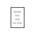 Picture of Where You Stay - I'll Stay II  _GroupedProduct_Rectangle_Portrait_Canvas_Framed_