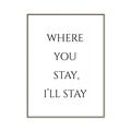 Picture of Where You Stay - I'll Stay II  _GroupedProduct_Rectangle_Portrait_Canvas_Framed_