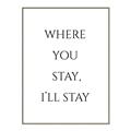 Picture of Where You Stay - I'll Stay II  _GroupedProduct_Rectangle_Portrait_Canvas_Framed_