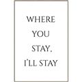 Picture of Where You Stay - I'll Stay II  _GroupedProduct_Rectangle_Portrait_Canvas_Framed_