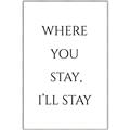 Picture of Where You Stay - I'll Stay II  _GroupedProduct_Rectangle_Portrait_Canvas_Framed_