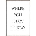 Picture of Where You Stay - I'll Stay II  _GroupedProduct_Rectangle_Portrait_Canvas_Framed_