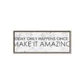 Picture of Make It Amazing I _GroupedProduct_Panel_Landscape_Canvas_Framed_