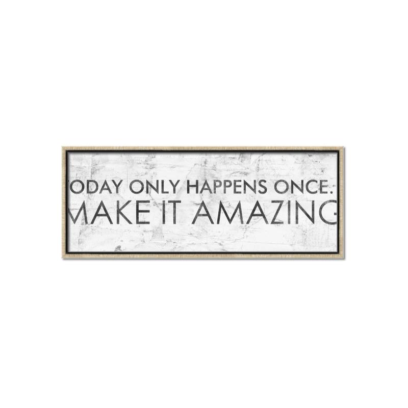 Picture of Make It Amazing I _GroupedProduct_Panel_Landscape_Canvas_Framed_