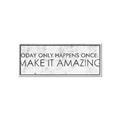 Picture of Make It Amazing I _GroupedProduct_Panel_Landscape_Canvas_Framed_