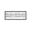 Picture of Make It Amazing I _GroupedProduct_Panel_Landscape_Canvas_Framed_