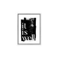 Picture of It is Well black background _GroupedProduct_Rectangle_Portrait_Canvas_Framed_