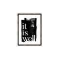 Picture of It is Well black background _GroupedProduct_Rectangle_Portrait_Canvas_Framed_