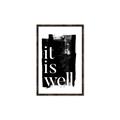 Picture of It is Well black background _GroupedProduct_Rectangle_Portrait_Canvas_Framed_