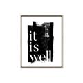 Picture of It is Well black background _GroupedProduct_Rectangle_Portrait_Canvas_Framed_