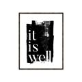 Picture of It is Well black background _GroupedProduct_Rectangle_Portrait_Canvas_Framed_