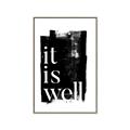 Picture of It is Well black background _GroupedProduct_Rectangle_Portrait_Canvas_Framed_