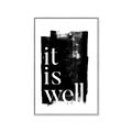 Picture of It is Well black background _GroupedProduct_Rectangle_Portrait_Canvas_Framed_