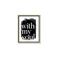 Picture of With My Soul black background _GroupedProduct_Rectangle_Portrait_Canvas_Framed_