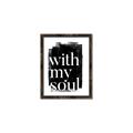 Picture of With My Soul black background _GroupedProduct_Rectangle_Portrait_Canvas_Framed_