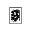 Picture of With My Soul black background _GroupedProduct_Rectangle_Portrait_Canvas_Framed_