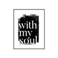 Picture of With My Soul black background _GroupedProduct_Rectangle_Portrait_Canvas_Framed_