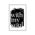 Picture of With My Soul black background _GroupedProduct_Rectangle_Portrait_Canvas_Framed_