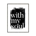 Picture of With My Soul black background _GroupedProduct_Rectangle_Portrait_Canvas_Framed_
