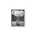 Picture of White Hydrangea jar _GroupedProduct_Rectangle_Portrait_Canvas_Framed_