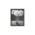Picture of White Hydrangea jar _GroupedProduct_Rectangle_Portrait_Canvas_Framed_