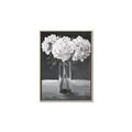 Picture of White Hydrangea jar _GroupedProduct_Rectangle_Portrait_Canvas_Framed_