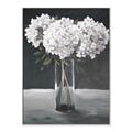 Picture of White Hydrangea jar _GroupedProduct_Rectangle_Portrait_Canvas_Framed_
