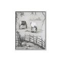 Picture of Farm House _GroupedProduct_Rectangle_Portrait_Canvas_Framed_