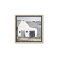 Picture of Barn with fence _GroupedProduct_Square_Canvas_Framed_