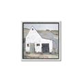 Picture of Barn with fence _GroupedProduct_Square_Canvas_Framed_
