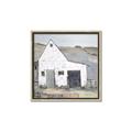 Picture of Barn with fence _GroupedProduct_Square_Canvas_Framed_