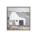 Picture of Barn with fence _GroupedProduct_Square_Canvas_Framed_