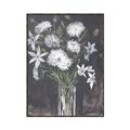 Picture of White Flower Medley _GroupedProduct_Rectangle_Portrait_Canvas_Framed_