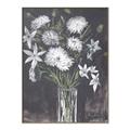 Picture of White Flower Medley _GroupedProduct_Rectangle_Portrait_Canvas_Framed_