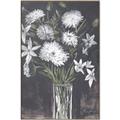 Picture of White Flower Medley _GroupedProduct_Rectangle_Portrait_Canvas_Framed_