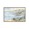 Picture of Stoney Beaches _GroupedProduct_Rectangle_Landscape_Canvas_Framed_