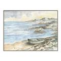 Picture of Stoney Beaches _GroupedProduct_Rectangle_Landscape_Canvas_Framed_