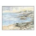 Picture of Stoney Beaches _GroupedProduct_Rectangle_Landscape_Canvas_Framed_