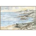 Picture of Stoney Beaches _GroupedProduct_Rectangle_Landscape_Canvas_Framed_