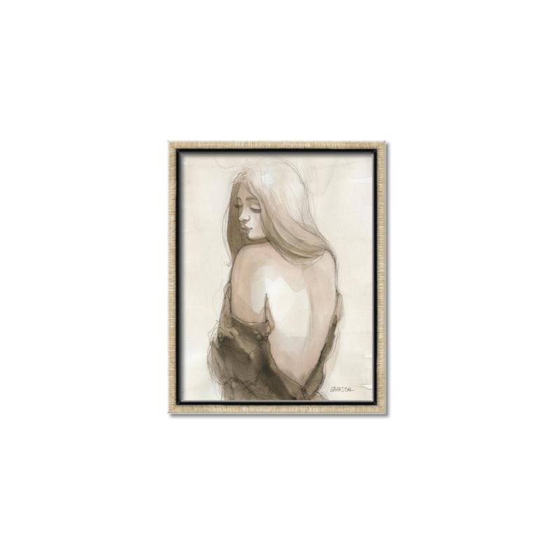 Picture of Pencil Sketch II _GroupedProduct_Rectangle_Portrait_Canvas_Framed_