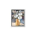 Picture of White Flower In Vase I _GroupedProduct_Rectangle_Portrait_Canvas_Framed_