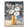 Picture of White Flower In Vase I _GroupedProduct_Rectangle_Portrait_Canvas_Framed_
