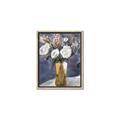 Picture of White Flower In Vase II _GroupedProduct_Rectangle_Portrait_Canvas_Framed_
