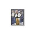Picture of White Flower In Vase II _GroupedProduct_Rectangle_Portrait_Canvas_Framed_