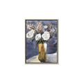 Picture of White Flower In Vase II _GroupedProduct_Rectangle_Portrait_Canvas_Framed_