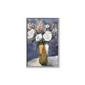 Picture of White Flower In Vase II _GroupedProduct_Rectangle_Portrait_Canvas_Framed_