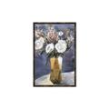 Picture of White Flower In Vase II _GroupedProduct_Rectangle_Portrait_Canvas_Framed_