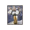 Picture of White Flower In Vase II _GroupedProduct_Rectangle_Portrait_Canvas_Framed_