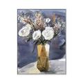 Picture of White Flower In Vase II _GroupedProduct_Rectangle_Portrait_Canvas_Framed_