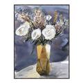 Picture of White Flower In Vase II _GroupedProduct_Rectangle_Portrait_Canvas_Framed_